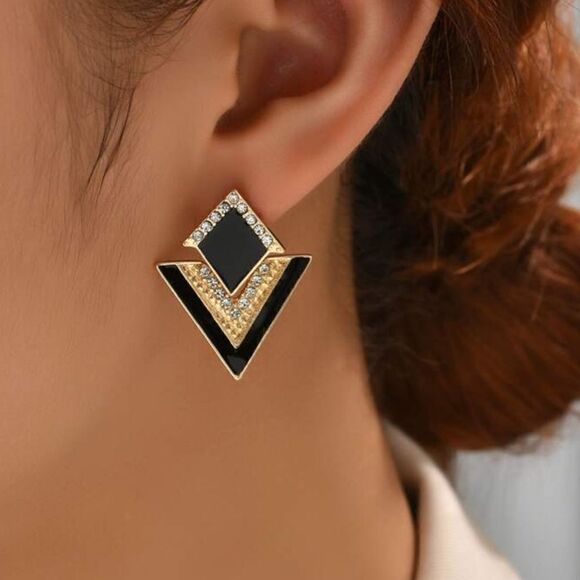 Retro dangle earrings A98 - Picture 2 of 7